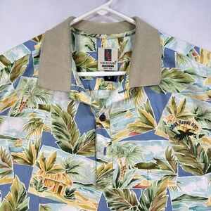 Vintage Tori Richard Polo Shirt Mens XL Hawaiian Short Sleeve 90s Multicolor USA